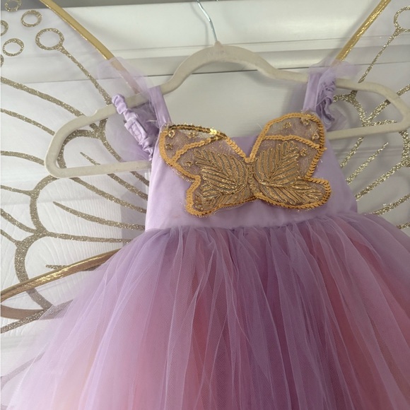 Pottery Barn Lavender Butterfly Fairy Halloween Costume - Picture 2 of 6